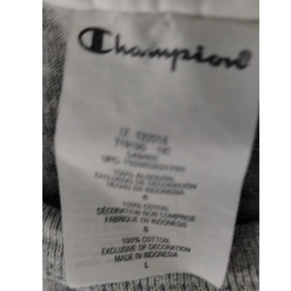 Champion T-Shirt Crew Neck Short Sleeve Everyday‎ Casual Top Large - Picture 3 of 6
